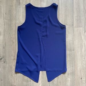 BOGO Sexy Royal Blue Summer Tank with Open Back
